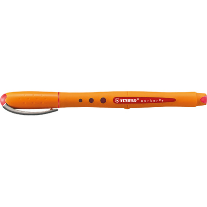 STABILO Tintenroller worker medium, rot