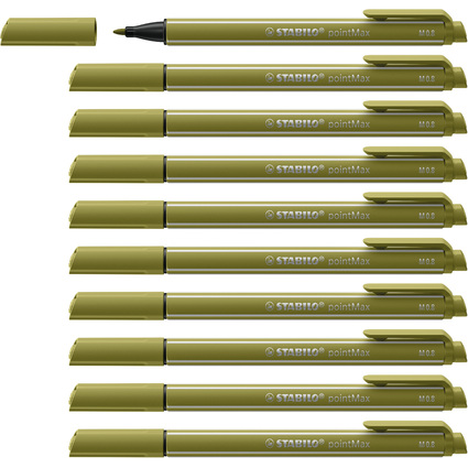 STABILO Fasermaler pointMax, schlammgrn