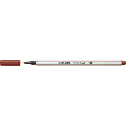 STABILO Pinselstift Pen 68 brush, siena