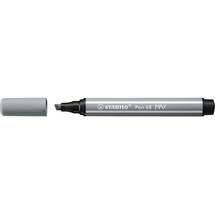 STABILO Fasermaler Pen 68 MAX, mittelgrau