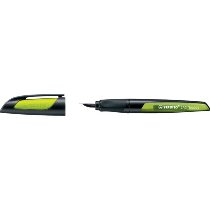STABILO Fllhalter EASYbuddy A, Rechtshnder, schwarz/lime