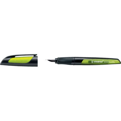 STABILO Fllhalter EASYbuddy L, Linkshnder, schwarz/lime