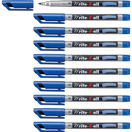 STABILO Write-4-all Permanent-Marker, M, blau, (146/41)