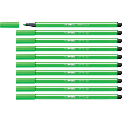 STABILO Fasermaler Pen 68, neongrün
