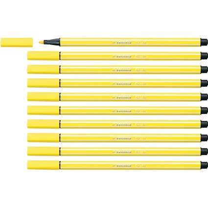 STABILO Fasermaler Pen 68, zitronengelb