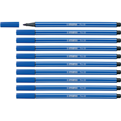 STABILO Fasermaler Pen 68, ultramarinblau