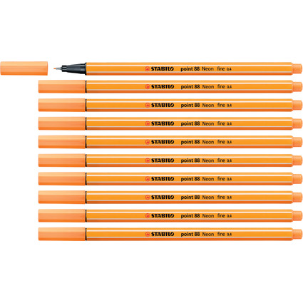 STABILO Fineliner point 88, neonorange