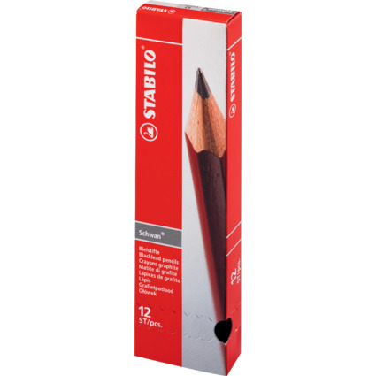 STABILO Bleistift Schwan, sechseckig, Hrtegrad: 2B