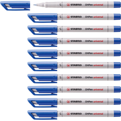 STABILO Nonpermanent-Marker OHPen universal, blau