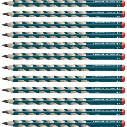 STABILO Schreiblernbleistift EASYgraph, Härtegrad:HB, petrol