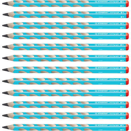 STABILO Schreiblernbleistift EASYgraph, Härtegrad: B, blau