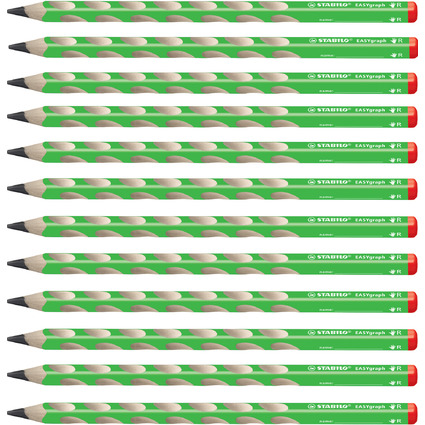 STABILO Schreiblernbleistift EASYgraph, Hrtegrad: B, grn