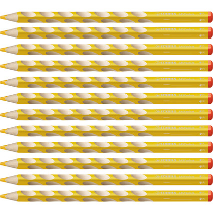 STABILO Dreikant-Buntstift EASYcolors R, gelb