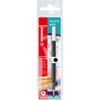 STABILO Ersatzmine fr Tintenroller Palette, schwarz