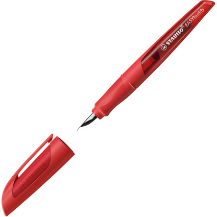 STABILO Fllhalter EASYbuddy M, Rechtshnder, koralle/rot