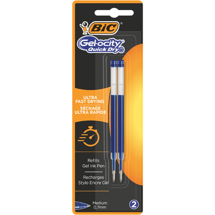 BIC Gelschreiber-Minen Intensity Quick Dry, S, blau