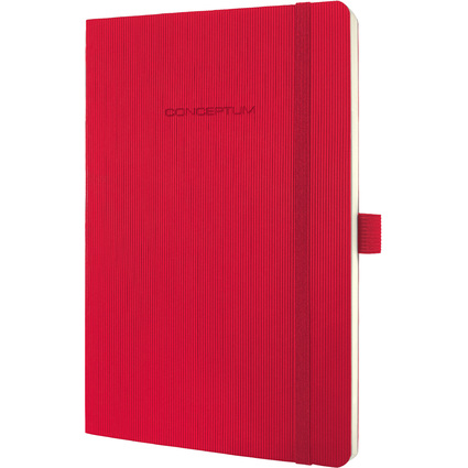 sigel Notizbuch Conceptum, DIN A5, kariert, rot