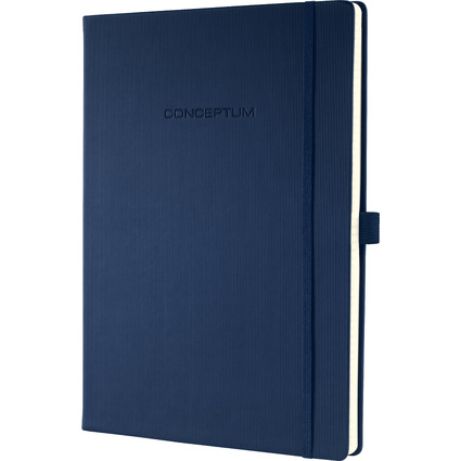 sigel Notizbuch Conceptum, DIN A4, liniert, blau