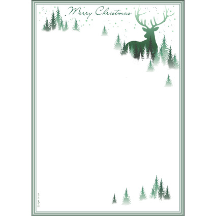 sigel Weihnachts-Motiv-Papier "Christmas Forest", A4