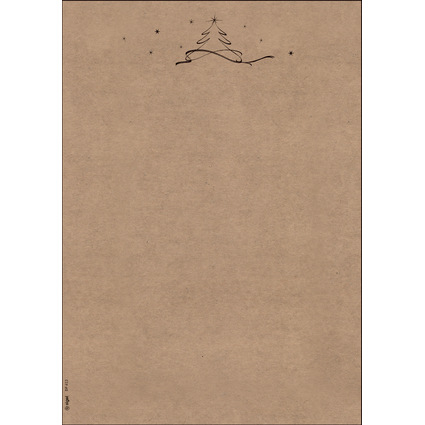 sigel Weihnachts-Motiv-Papier "Christmas tree", A4