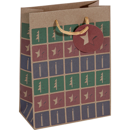 sigel Weihnachts-Geschenktüte "Cut-out style", klein