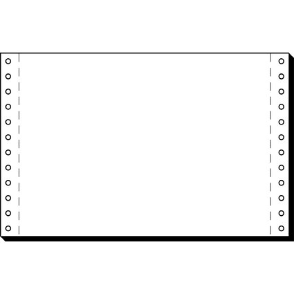 sigel DIN-Computerpapier endlos, 240 mm x 6" (15,24 cm)