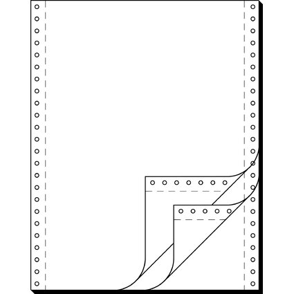 sigel DIN-Computerpapier endlos, 240 mm x 12" (30,48 cm)