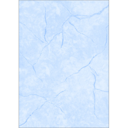sigel Struktur-Papier, A4, 90 g/qm, Feinpapier, Granit blau