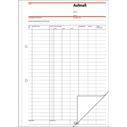 sigel Formularbuch "Aufmabuch", DIN A4, 50 Blatt