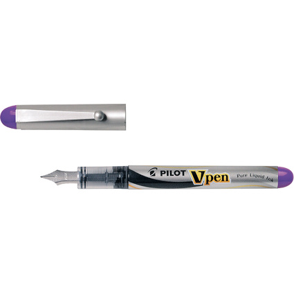 PILOT Einweg-Fllhalter V-Pen Silver, violett