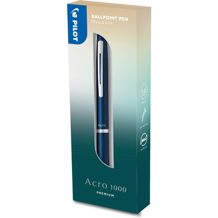 PILOT Druckkugelschreiber ACRO 1000 PREMIUM, Navy