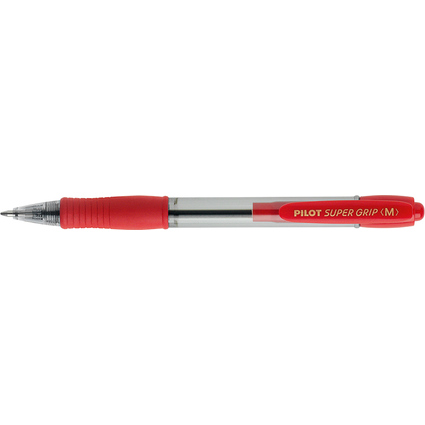 PILOT Druckkugelschreiber SUPER GRIP M, rot