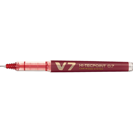 PILOT Tintenroller V7 Hi-Tecpoint, nachfllbar, rot