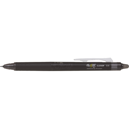 PILOT Tintenroller FRIXION POINT CLICKER, schwarz