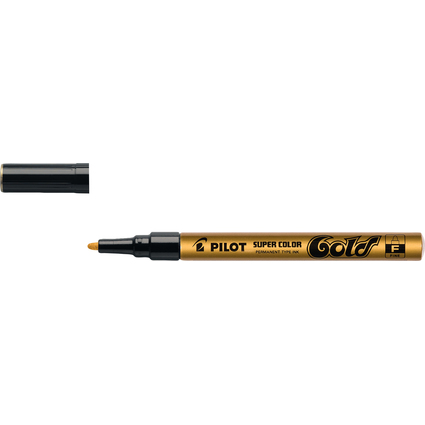 PILOT Permanent-Marker SUPER COLOR GOLD, feine Spitze, gold