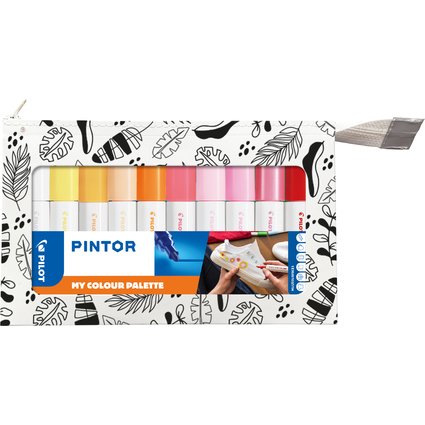 PILOT Pigmentmarker PINTOR "My Color Palette", Warm Colors