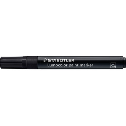 STAEDTLER Acrylmarker Lumocolor paint marker, schwarz