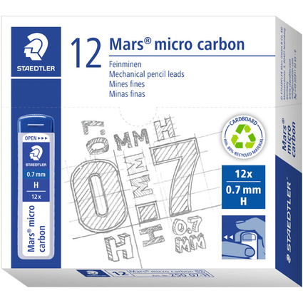 STAEDTLER Druckbleistift-Minen "Mars micro carbon"