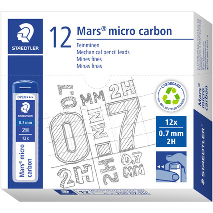 STAEDTLER Druckbleistift-Minen "Mars micro carbon"