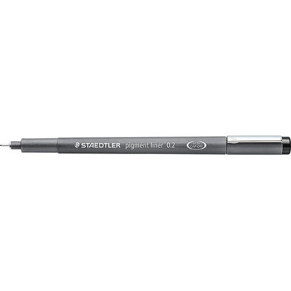 STAEDTLER Pigmentliner, schwarz, Strichstrke: 0,2 mm