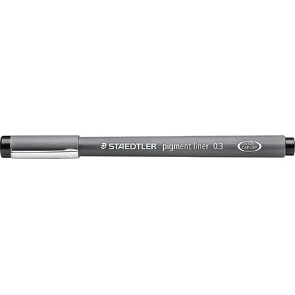 STAEDTLER Pigmentliner, schwarz, Strichstrke: 0,3 mm