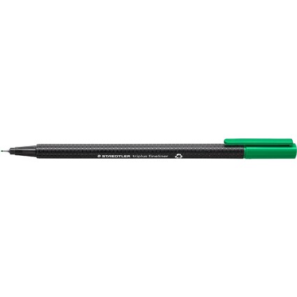 STAEDTLER Fineliner triplus, grün, Strichstärke: 0,3 mm