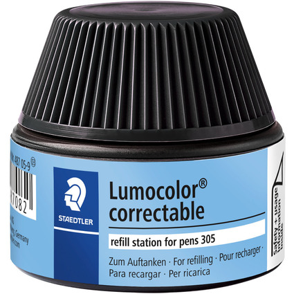 STAEDTLER Lumocolor Refill Station 487 05, schwarz