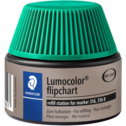 STAEDTLER Lumocolor Refill-Station 488 56, grün, 30 ml