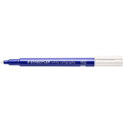 STAEDTLER Permanent-Marker metallic calligraphy, wei