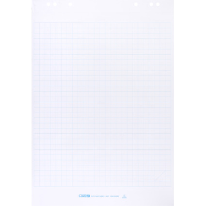 LANDRÉ Flip-Chart-Block, 20 Blatt, kariert / blanko