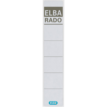 ELBA Ordnerrcken-Etiketten "ELBA RADO" - kurz/schmal, wei