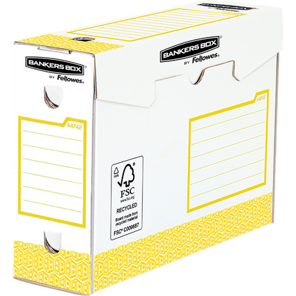 Fellowes BANKERS BOX Basic Archiv-Schachtel Heavy Duty, gelb