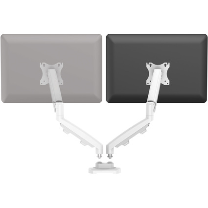 Fellowes Doppel-Monitorarm-Set Eppa, wei