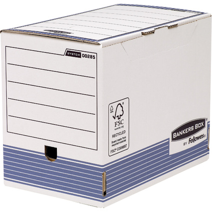 Fellowes BANKERS BOX SYSTEM Archiv-Schachtel, blau,(B)200 mm